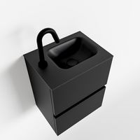 Toiletmeubel Mondiaz Ada | 40 cm | Meubelkleur Urban | Lex wastafel Urban Links | 1 kraangat