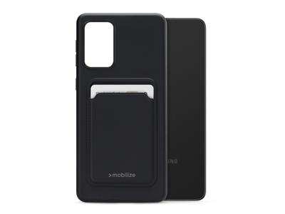 Mobilize Mobilize Rubber Gelly Card Case Samsung Galaxy A33 5G Matt Black