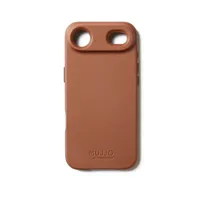 Mujjo Volledig lederen hoesje iPhone Air - Tan
