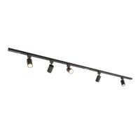Taros Railverlichting Pakket - Recht - 2x 1 m rail - 5 railspots - Excl. Lichtbron - IP20 - Modulair - 230V