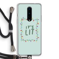 It's Lit: OnePlus 8 Transparant Hoesje met koord