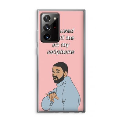 Hotline bling: Samsung Galaxy Note 20 Ultra / Note 20 Ultra 5G Transparant Hoesje