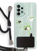 Hang In There: Samsung Galaxy A52s 5G Transparant Hoesje met koord