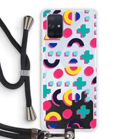 8-bit N°2: Samsung Galaxy A71 Transparant Hoesje met koord