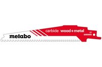 Metabo Accessoires Reciprozaagblad HM | "Carbide Wood + Metal"| 150x6-8 TPI | S956XHM | (1 st.) - 626559000 - thumbnail