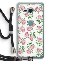 Kleine roosjes: Sony Xperia XZ2 Compact Transparant Hoesje met koord