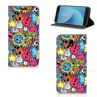 Samsung Galaxy J7 2017 | J7 Pro Hippe Standcase Punk Rock - thumbnail