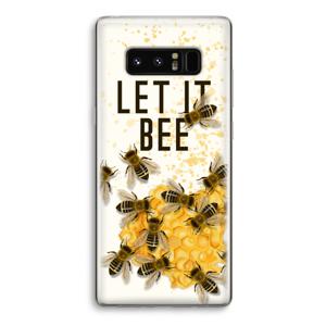 Let it bee: Samsung Galaxy Note 8 Transparant Hoesje