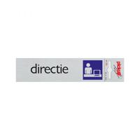 Bord Alulook Directie - 165x44 mm zelfklevend. Bord Alulook Directie - 165x44 mm zelfklevend.
