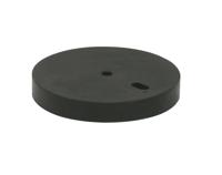Deurbuffer verhoger 12 mm rubber zwart tbv 02030