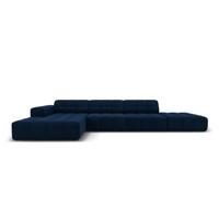 Cosmopolitan Design Chicago Hoekbank met Chaise Longue Links - Rechts Open - Velvet - Koningsblauw