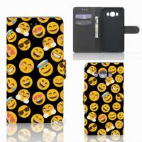 Samsung Galaxy J7 2016 | Telefoon Hoesje | Emoji | Portemonnee hoesje