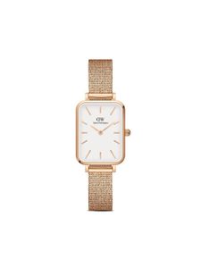 Daniel Wellington montre Quadro Pressed Melrose 20 x 26 mm - Blanc