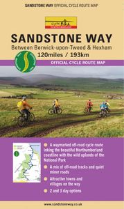 Fietskaart Sandstone Way - Northumberland Cycle Route Map | Northern Heritage Services