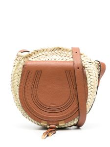 Chloé sac à bandoulière Marci en raphia - Tons neutres