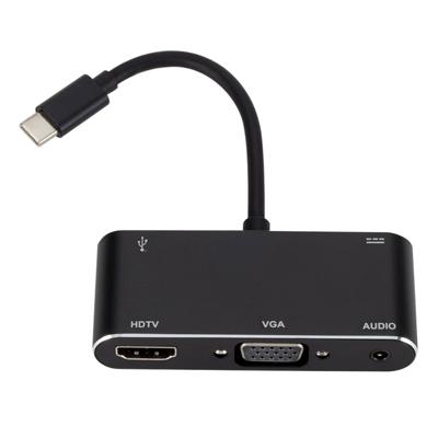 USB-C/type-C naar HDMI/VGA/USB 3 0/PD Converter