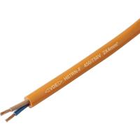 TRU COMPONENTS TC-13536992 Rubberkabel H07RN-F 2 x 4 mm² Oranje per meter