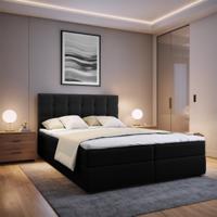2dekans Opberg Boxspring Bloss 140 x 200 Zwart Stofschade + Niet in originele verpakking
