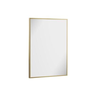 Crosswater MPRO spiegel - 70x50cm - verticaal/horizontaal - geborsteld messing (goud) MPNI5070F