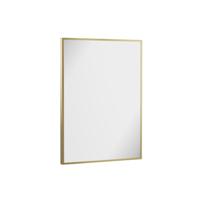 Crosswater MPRO spiegel - 70x50cm - verticaal/horizontaal - geborsteld messing (goud) MPNI5070F
