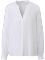 Blouse lange mouwen Van Peter Hahn wit - thumbnail