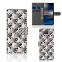 Sony Xperia 10 | Telefoonhoesje | Met pasjeshouder | Salamander Grey