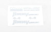 RC4WD Metal Emblems for MST 1/10 CMX w/ Jimny J3 Body (White) (VVV-C0658)