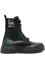 Virón bottines lacées 1992 - Noir