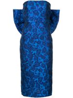 Bambah Bellflower pencil bow dress - Bleu