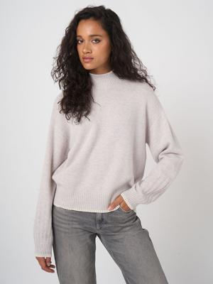 REPEAT Limited Edition - casual trui met gehaakte details