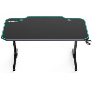 Fourze D1400 gaming desk groen / zwart