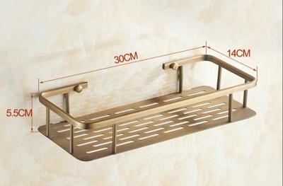 BronzeRoyal Antiek Wandplankje - Massief Messing Zeep- & Shampoo Houder voor Badkamer BronzeRoyal Antiek Wandplankje - Massief Messing Zeep- & Shampoo Houder voor Badkamer