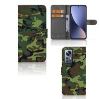 Xiaomi 12 Pro | Telefoon Hoesje | Army Dark