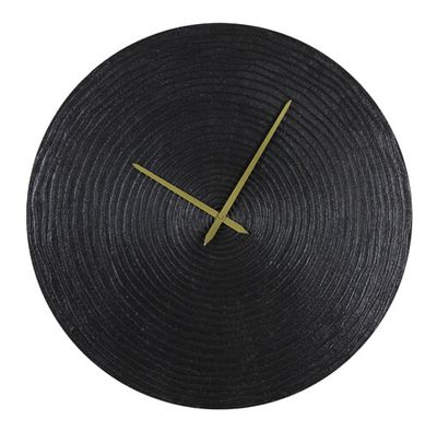 Light & Living Klok 'Cervino' 58cm, kleur Antiek Zwart