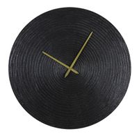 Light & Living Klok 'Cervino' 58cm, kleur Antiek Zwart Light & Living Klok 'Cervino' 58cm, kleur Antiek Zwart