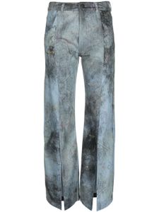 Weinsanto stud-embellished bootcut trousers - Bleu