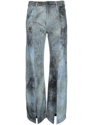 Weinsanto pantalon à ornements cloutés - Bleu