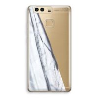 Gestreepte marmer: Huawei P9 Transparant Hoesje Gestreepte marmer: Huawei P9 Transparant Hoesje