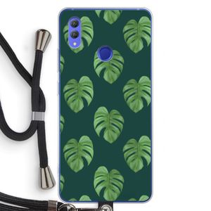 Monstera leaves: Honor Note 10 Transparant Hoesje met koord