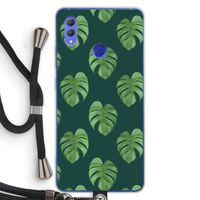 Monstera leaves: Honor Note 10 Transparant Hoesje met koord