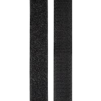 TOOLCRAFT KL25X2000C Klittenband Om vast te plakken Haak- en lusdeel (l x b) 2000 mm x 25 mm Zwart 1 paar - thumbnail