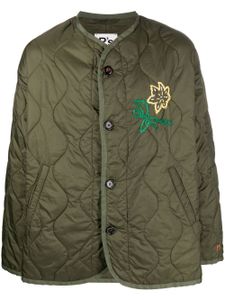 PRESIDENT'S veste matelassée à logo brodé - Vert