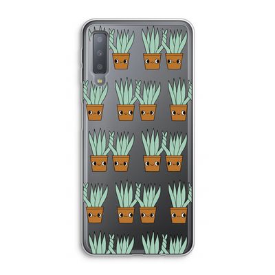 Sansevieria: Samsung Galaxy A7 (2018) Transparant Hoesje