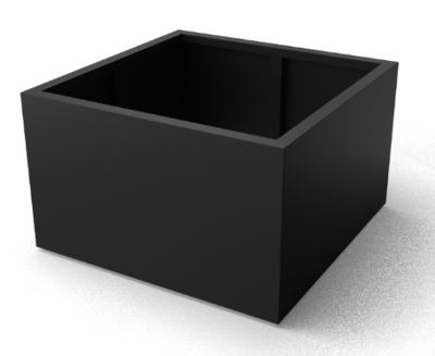 Artus rechthoekige Aluminium plantenbakken Lengte: 1200 Breedte: 500 Hoogte: 600 - Geroba