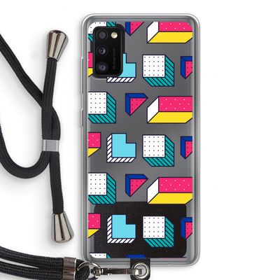 8-bit N°7: Samsung Galaxy A41 Transparant Hoesje met koord
