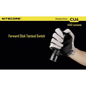 NiteCore CU6 Chameleon Zaklamp werkt op batterijen LED 440 lm 400 h 138 g