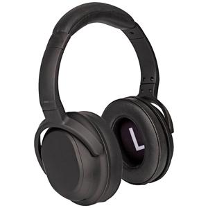 LINDY LH500XW+ Over Ear koptelefoon HiFi Draadloos Stereo Zwart Noise Cancelling