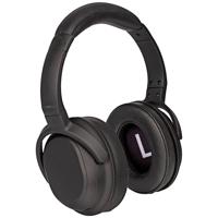 LINDY LH500XW+ Over Ear koptelefoon HiFi Draadloos Stereo Zwart Noise Cancelling