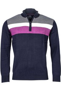 Baileys Regular Fit Half-Zip Sweater , Horizontale strepen