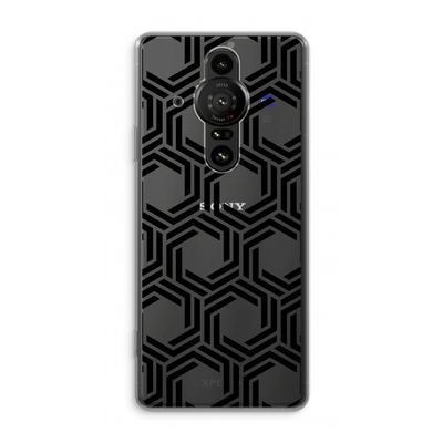 Geometrisch patroon: Sony Xperia Pro-I Transparant Hoesje